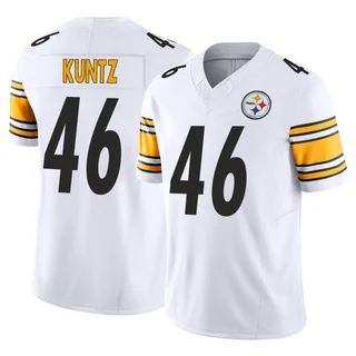 Christian Kuntz Pittsburgh Steelers Women's Backer V-Neck T-Shirt - Ash